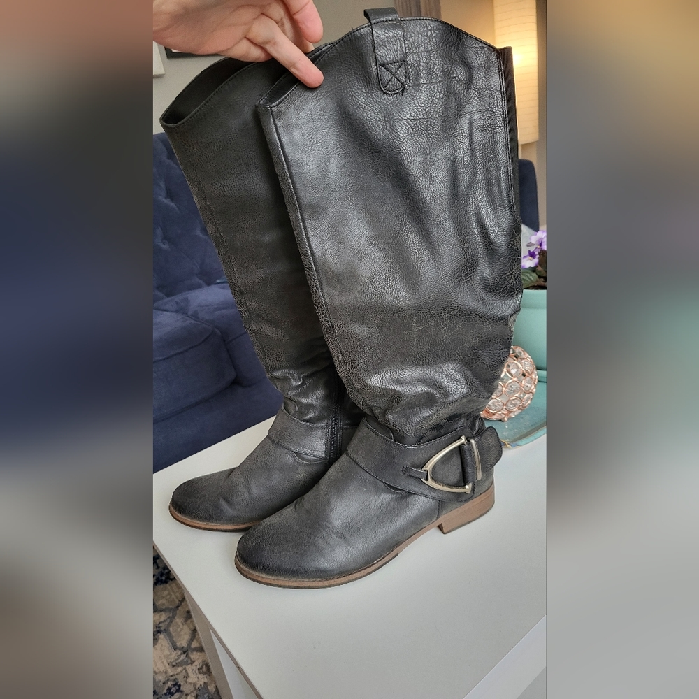 Maurices High Boot with Buckle